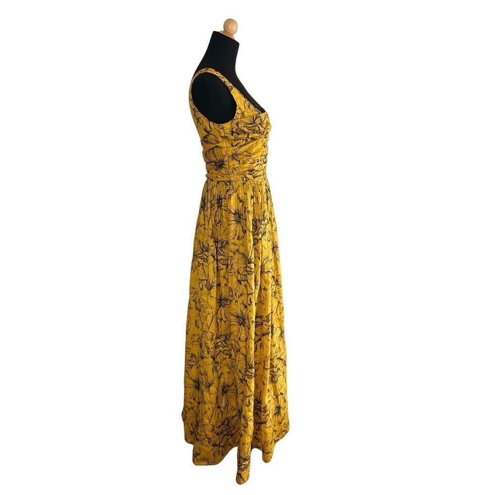 MOSCHINO MAXI DRESS FLORAL SIZE 8 - Picture 3 of 13